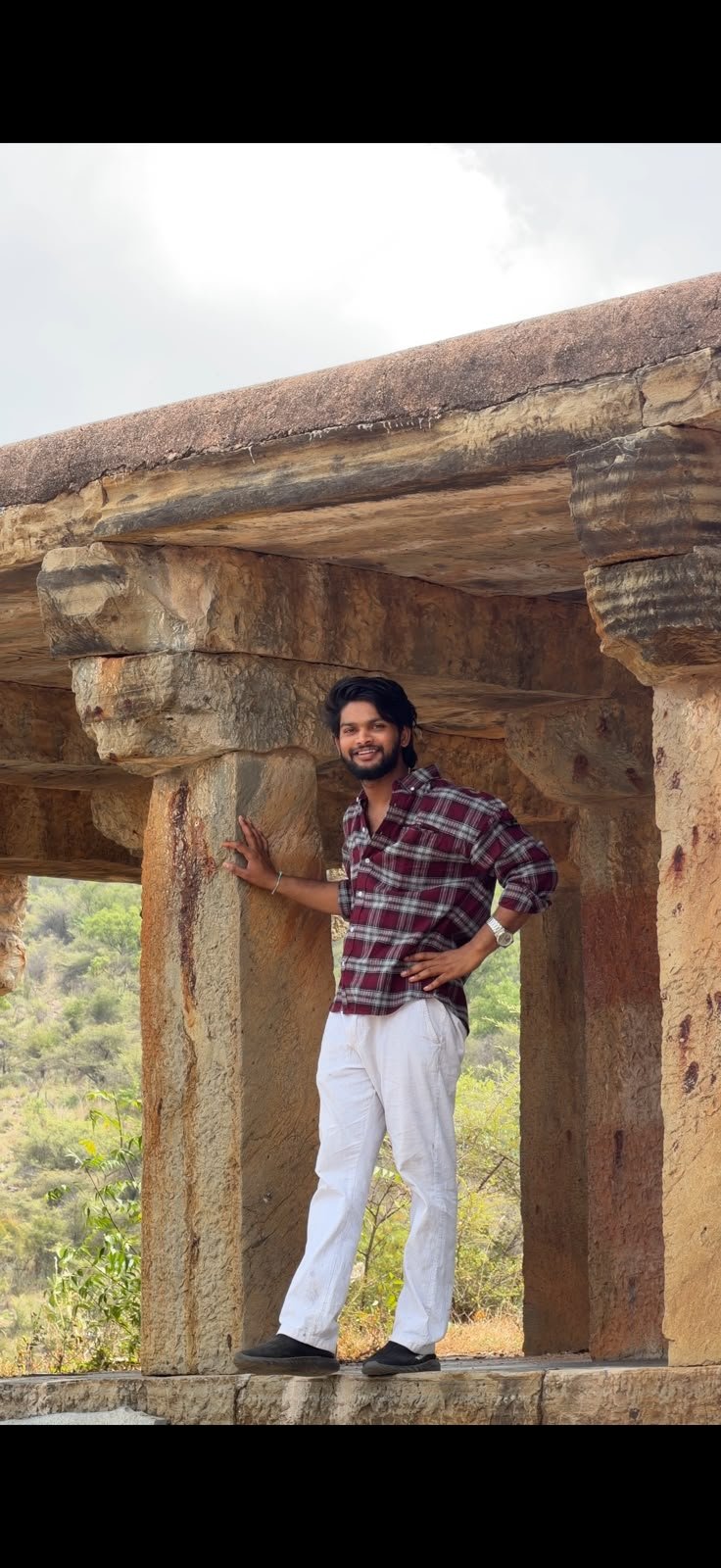 Sand Brown Minimal Linen Shirt